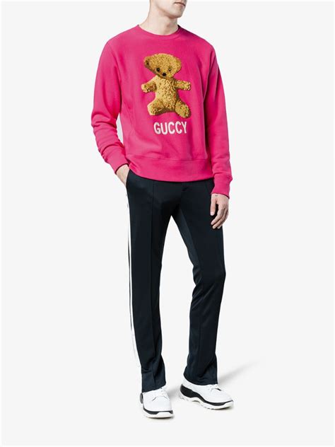 gucci teddy bear sweatshirt